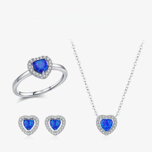 Saphire Romance Jewelry Set